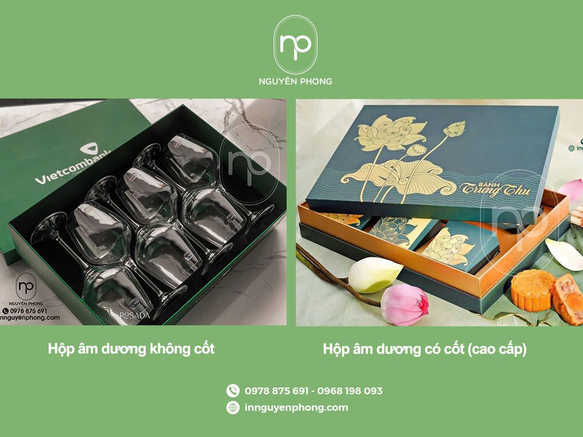Các kiểu dáng hộp âm dương